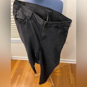 Celebrity Pink Black Jeans Size 20